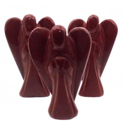 Red Jasper Carved Gemstone Angel